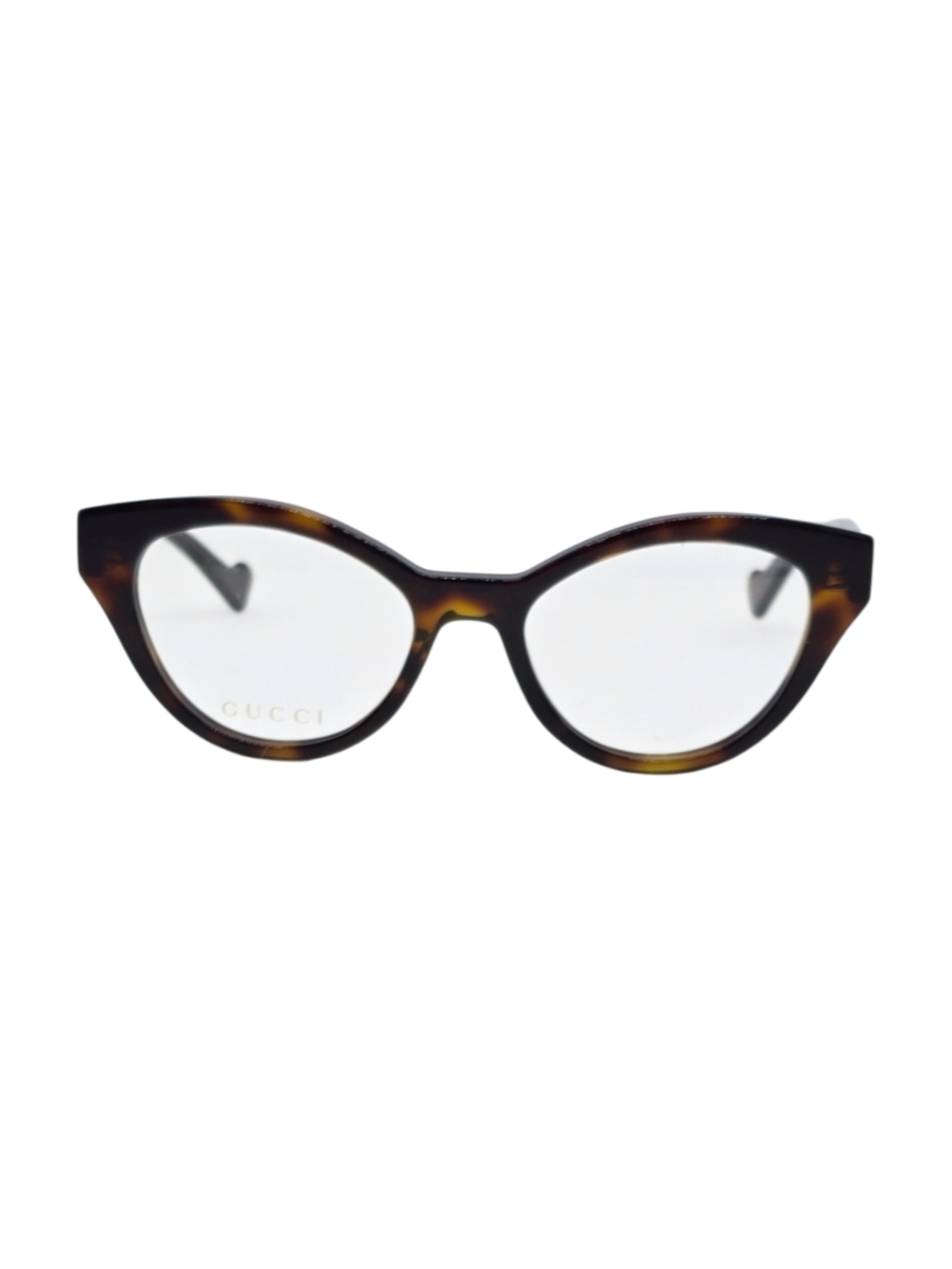 Gucci Tortoiseshell Brown and Gold Temple Glasses - Picture 5 of 7